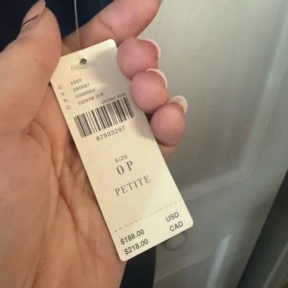 *broken zipper* NWT Anthropologie The Colette Weekend Jumpsuit by Maeve US 0P - Picture 6 of 11